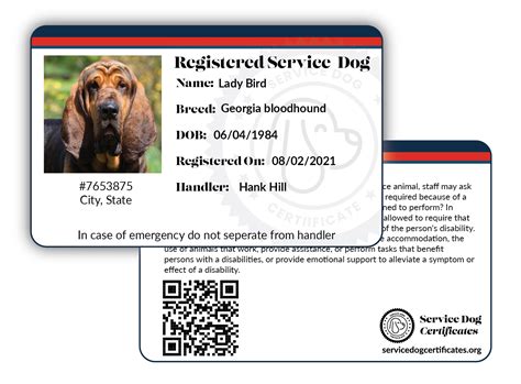 Service Dog Certificate, ID Card, Letter & Registration - Service Dog Certificates