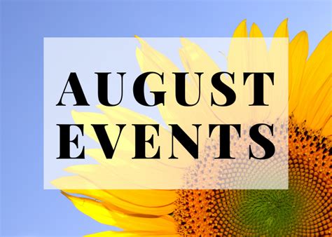 August 2023 Calendar of Events - Santa Clarita Magazine