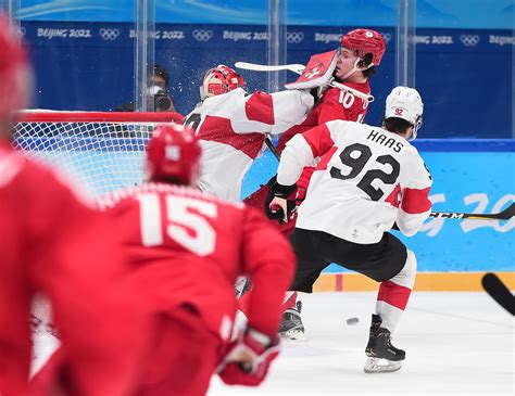 IIHF - Gallery: ROC vs Switzerland - 2022 Olympic Men's Ice Hockey ...