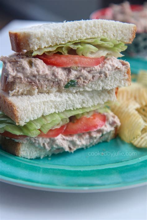 Easy Tuna Salad Sandwich - (Video) Cooked by Julie