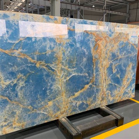 Hight Quality Blue Marble Slab Tile For Background Wall - Paiastone.com