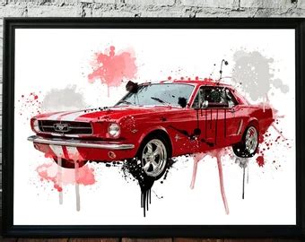 Ford mustang wall art | Etsy in 2022 | Ford mustang, Etsy wall art, Mustang