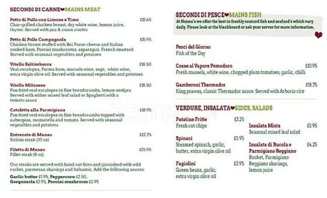 Nonna S Kitchen Hoddesdon Menu | Wow Blog