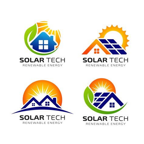 Sun solar energy logo design template 2578099 Vector Art at Vecteezy