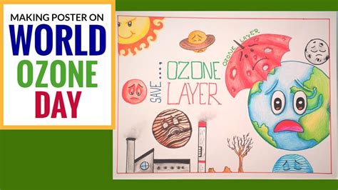 Making Poster on World Ozone Day / World Ozone Day Special ! / Akshay's Art World - YouTube