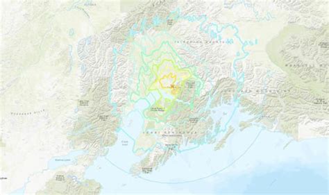 Alaska earthquake MAP: Where did Alaska earthquake hit? Where is ...