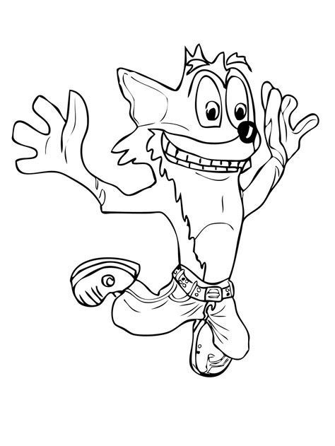 Crash Bandicoot 4 Coloring Coloring Pages