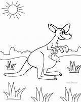 Free Coloring Pages Kangaroo  Cool2bkids Kangurzyca Waldo sketch template