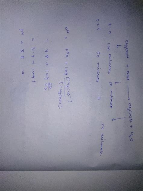 Value of dissociation constant of acetic acid is 10^-6 , where as ...