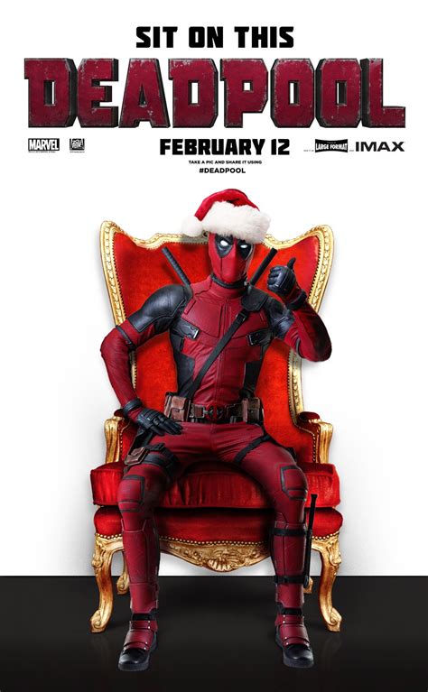 New 'Deadpool' Standee - Sit On This | Film News - CONVERSATIONS ABOUT HER