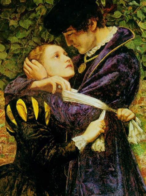 John Everett Millais, A Huguenot on St. Bartholomew's Day | Pre raphaelite art