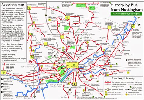 History by Nottingham Bus: By bus into history from Nottingham 'beta' map