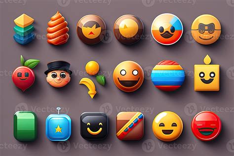 Wierd Random Emoji Set 25520434 Stock Photo at Vecteezy