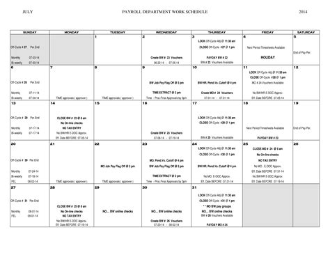 Monthly Work Schedule | Templates at allbusinesstemplates.com