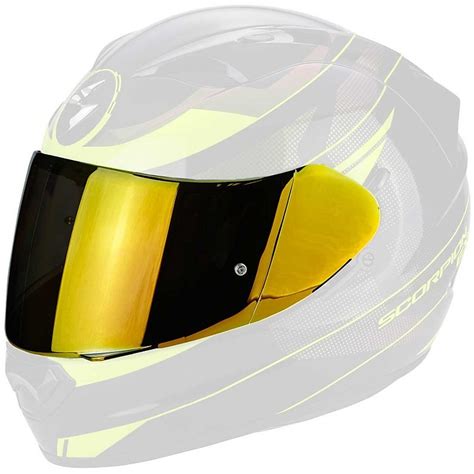 Visor Gold Mirror KDF-16-1 Scorpion Exo-R1 Air / 1400 Air / 1400 Carbon ...