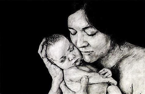 Mother & Child - Pencil Sketch :: Behance