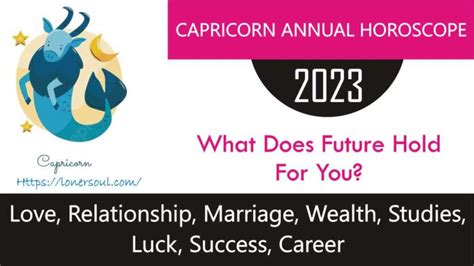 Capricorn Horoscope 2023: Love, Fame, Wealth & Everything