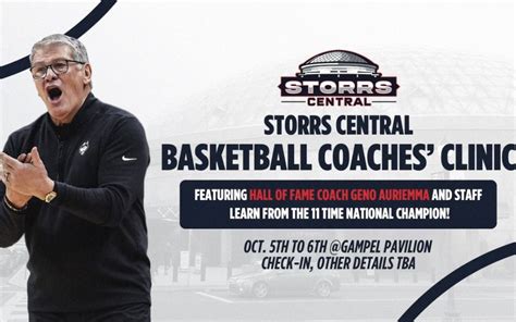 Upcoming Geno Auriemma Coaching Clinic Offers Valuable Information ...