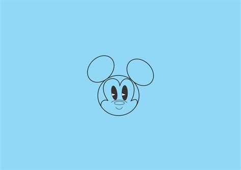 Mickey (Paul Rudish Style) Minimalist Background by MinimalistBia on ...