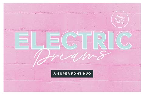 Electric Dreams Font Duo ~ Display Fonts ~ Creative Market