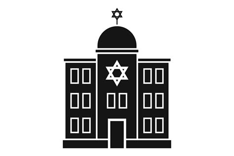 Jewish synagogue icon, simple style By Anatolir56 | TheHungryJPEG