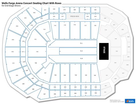 Wells Fargo Arena Seating Charts for Concerts - RateYourSeats.com