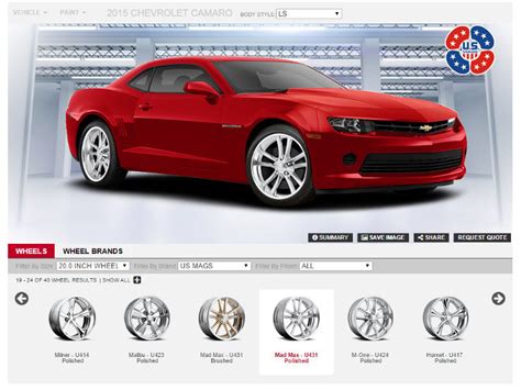 New ICONFIGURATOR! See Custom Wheels/Rims on Your Car, Truck, SUV!