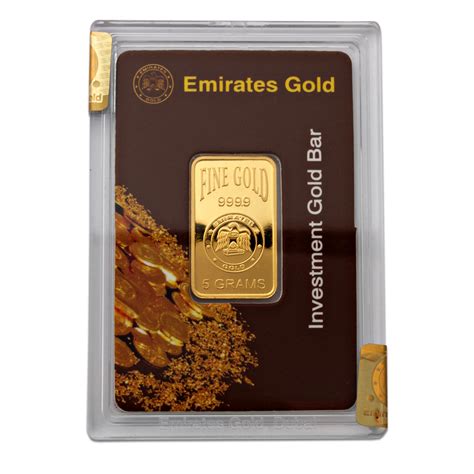 Emirates Gold 5 gram Gold Bar | Emirates Gold Bullion Bars