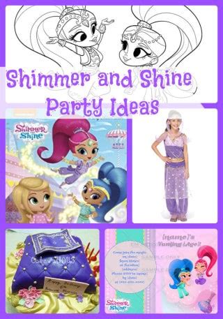 Shimmer and Shine Birthday Party Ideas and Themed Supplies | Birthday Buzzin