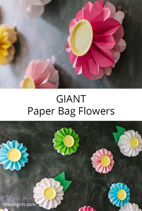 Giant Paper Bag Flowers | Paper Flowers | Flower Party Decor