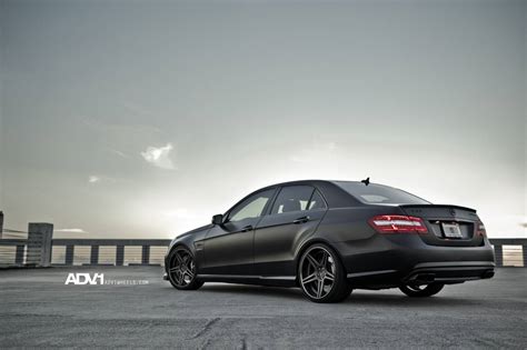 Matte Black Mercedes-Benz E63 AMG on ADV.1's - GTspirit