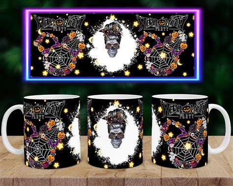 Halloween Mug 11oz Mug Sublimation Designs Custom Coffee Mug - Etsy