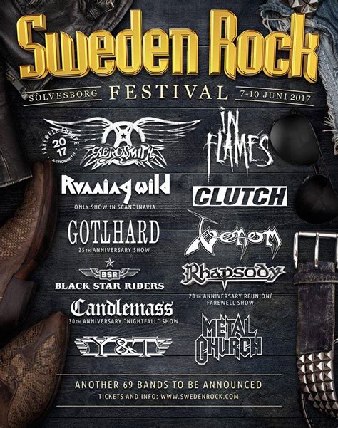 SWEDEN ROCK FESTIVAL 2017: RUNNING WILD, RHAPSODY, IN FLAMES e altre ...