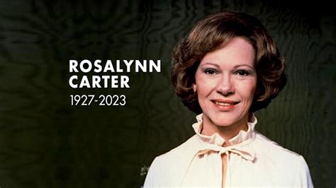 Video Former first lady Rosalynn Carter dies at 96 - ABC News