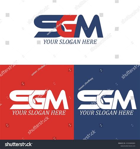 Sgm Logo Illustration Design 2022 Stock Illustration 2193840081 ...