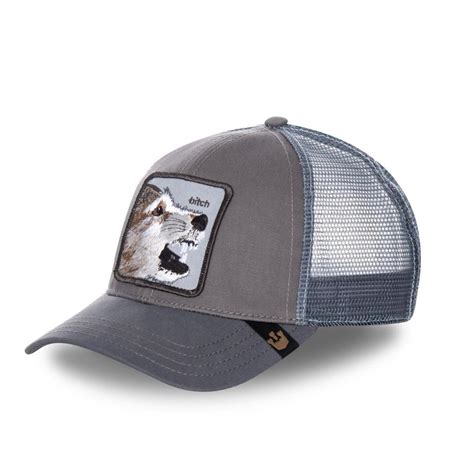 Goorin Animal Farm Trucker Baseball Hat Cap Grey Shhhhh Mafia Snitch ...