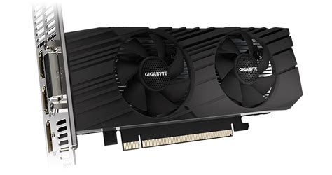 Gigabyte GeForce® GTX 1650 D6 OC Low Profile 4G - [GV-N1656OC-4GL] - PC ...