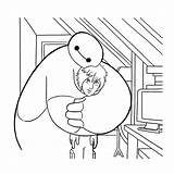 Cool Big Hero 6 Characters Baymax Hiro Go Coloring Page Disney  sketch template
