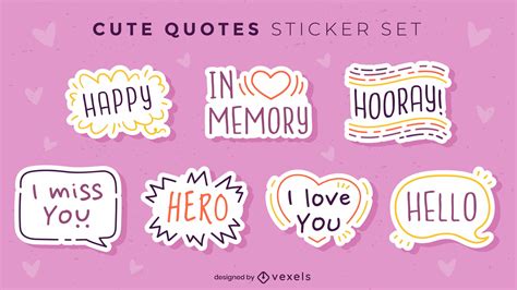 Printable Stickers Cute Girl Quotes