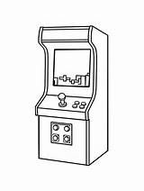 10  Free Arcade Machine Coloring Pages For Fun And Creativity PCPartsGeek sketch template