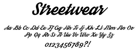 Streetwear Font Free Download