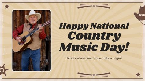 Happy National Country Music Day! | Google Slides & PPT