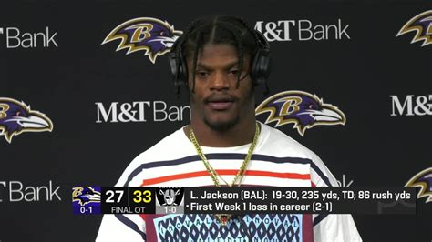 Baltimore Ravens quarterback Lamar Jackson on 'Monday Night Football ...