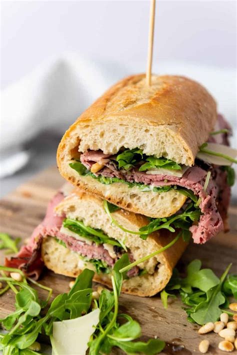 Roast Beef Sandwich with Truffle Mayo - The Farm Girl Gabs®