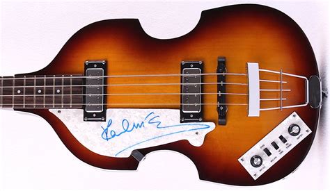 Paul McCartney Signed Left Handed Hofner Beatle Bass Guitar (JSA LOA) | Pristine Auction