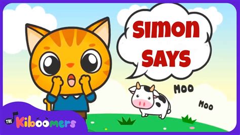 Simon Says Game - THE KIBOOMERS Preschool Songs - Brain Break - YouTube