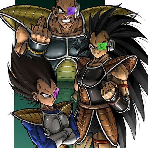 Vegeta Nappa And Raditz Dragon Ball Gt Dragon Ball Artwork Dragon | Hot ...