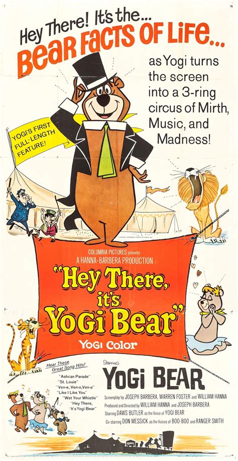 Hey There, It's Yogi Bear (#3 of 4): Extra Large Movie Poster Image ...