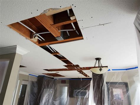 How To Match Popcorn Ceiling Repair | Shelly Lighting