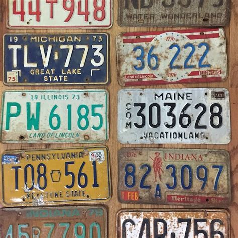 Vintage License Plates - Etsy